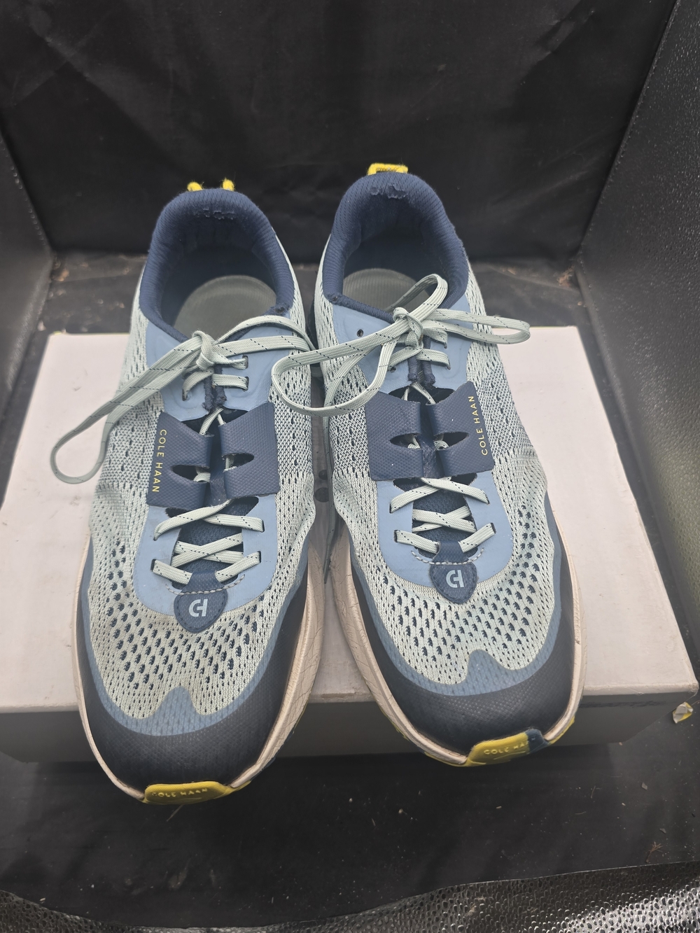 Cole Haan Men's Lightweight Mesh Sneakers in Light Blue and Navy‎